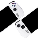 PlayVital Black Thumbsticks Grips Caps for ROG Ally, Silicone Thumb Grips Joystick Caps for ROG Ally - Raised Dots & Studded Design - TAURGM003