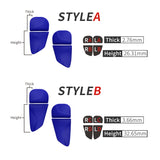 PlayVital BLADE 2 Pairs Shoulder Buttons Extension Triggers for ps5 Controller, Game Improvement Adjusters for PS Portal Remote Player, Bumper Trigger Extenders for ps5 Edge Controller - Blue - PFPJ153