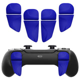 PlayVital BLADE 2 Pairs Shoulder Buttons Extension Triggers for ps5 Controller, Game Improvement Adjusters for PS Portal Remote Player, Bumper Trigger Extenders for ps5 Edge Controller - Blue - PFPJ153