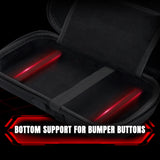 PlayVital Carrying Case for Nintendo Switch 2 with Silicone Charging Port, Portable Travel Case with 10 Game Card Slots, Shockproof Protective Hard Shell for Switch 2 Accessories Storage - Black - SHPNTJ002