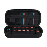 PlayVital Carrying Case for Nintendo Switch 2 with Silicone Charging Port, Portable Travel Case with 10 Game Card Slots, Shockproof Protective Hard Shell for Switch 2 Accessories Storage - Black - SHPNTJ002