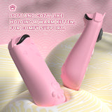 PlayVital Cherry Blossoms Kitten Dockable Hard Shell Protective Case for Nintendo Switch OLED, Silicone Grips for Switch OLED with Thumb Grips, Shockproof - Pink - FQLSOP001