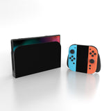 PlayVital for Nintendo Switch 2 Skin Full Set (2-Pack) - Protective Vinyl Decal Stickers for Switch 2 Console, Joycons, Handle Grips & Dock | No Residue, Anti-Scratch - Blue & Orange - YUDNT024