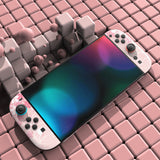 PlayVital for Nintendo Switch 2 Skin Full Set (2-Pack) - Protective Vinyl Decal Stickers for Switch 2 Console, Joycons, Handle Grips & Dock | No Residue, Anti-Scratch - Cherry Blossoms Petals - YUDNT011