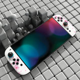 PlayVital for Nintendo Switch 2 Skin Full Set (2-Pack) - Protective Vinyl Decal Stickers for Switch 2 Console, Joycons, Handle Grips & Dock | No Residue, Anti-Scratch - Cherry Blossoms Petals A - YUDNT008