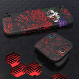 PlayVital for Nintendo Switch 2 Skin Full Set (2-Pack) - Protective Vinyl Decal Stickers for Switch 2 Console, Joycons, Handle Grips & Dock | No Residue, Anti-Scratch - Clown Hahaha - YUDNT003