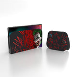 PlayVital for Nintendo Switch 2 Skin Full Set (2-Pack) - Protective Vinyl Decal Stickers for Switch 2 Console, Joycons, Handle Grips & Dock | No Residue, Anti-Scratch - Clown Hahaha - YUDNT003