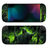 PlayVital for Nintendo Switch 2 Skin Full Set (2-Pack) - Protective Vinyl Decal Stickers for Switch 2 Console, Joycons, Handle Grips & Dock | No Residue, Anti-Scratch - Demonic Revelry - YUDNT002