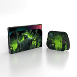 PlayVital for Nintendo Switch 2 Skin Full Set (2-Pack) - Protective Vinyl Decal Stickers for Switch 2 Console, Joycons, Handle Grips & Dock | No Residue, Anti-Scratch - Demonic Revelry - YUDNT002