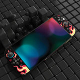 PlayVital for Nintendo Switch 2 Skin Full Set (2-Pack) - Protective Vinyl Decal Stickers for Switch 2 Console, Joycons, Handle Grips & Dock | No Residue, Anti-Scratch - Infernal Hounds - YUDNT016