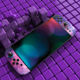 PlayVital for Nintendo Switch 2 Skin Full Set (2-Pack) - Protective Vinyl Decal Stickers for Switch 2 Console, Joycons, Handle Grips & Dock | No Residue, Anti-Scratch - Nebula Galaxy - YUDNT007