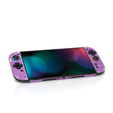 PlayVital for Nintendo Switch 2 Skin Full Set (2-Pack) - Protective Vinyl Decal Stickers for Switch 2 Console, Joycons, Handle Grips & Dock | No Residue, Anti-Scratch - Purple Tear Down - YUDNT019