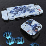 PlayVital for Nintendo Switch 2 Skin Full Set (2-Pack) - Protective Vinyl Decal Stickers for Switch 2 Console, Joycons, Handle Grips & Dock | No Residue, Anti-Scratch - Qinghua Porcelain Style - YUDNT009