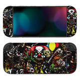 PlayVital for Nintendo Switch 2 Skin Full Set (2-Pack) - Protective Vinyl Decal Stickers for Switch 2 Console, Joycons, Handle Grips & Dock | No Residue, Anti-Scratch - Scary Party - YUDNT004