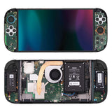 PlayVital for Nintendo Switch 2 Skin Full Set (2-Pack) - Protective Vinyl Decal Stickers for Switch 2 Console, Joycons, Handle Grips & Dock | No Residue, Anti-Scratch - Tear Down - YUDNT018