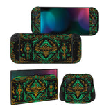 PlayVital for Nintendo Switch 2 Skin Full Set (2-Pack) - Protective Vinyl Decal Stickers for Switch 2 Console, Joycons, Handle Grips & Dock | No Residue, Anti-Scratch - Totem of Kingdom - YUDNT010
