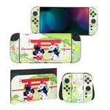 PlayVital for Nintendo Switch 2 Skin Full Set (2-Pack) - Protective Vinyl Decal Stickers for Switch 2 Console, Joycons, Handle Grips & Dock | No Residue, Anti-Scratch - Wishing Shrine - YUDNT017