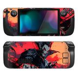 PlayVital Full Set Protective Skin Decal for Steam Deck LCD, Custom Stickers Viny Cover for Steam Deck OLED - Blood Moon Vampire - SDTM102