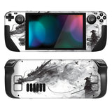 PlayVital Full Set Protective Skin Decal for Steam Deck LCD, Custom Stickers Vinyl Cover for Steam Deck OLED - Mistborn Dragon - SDTM091