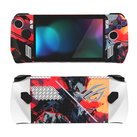 PlayVital Blood Moon Vampire Custom Stickers Vinyl Wraps Protective Skin Decal for ROG Ally Handheld Gaming Console - RGTM041