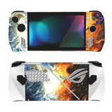 PlayVital Clash Custom Stickers Vinyl Wraps Protective Skin Decal for ROG Ally Handheld Gaming Console - RGTM038