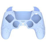 PlayVital Cute Demon Controller Silicone Case Compatible With PS5 Controller - Blue - DEPFP004