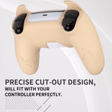 PlayVital Cute Demon Controller Silicone Case Compatible With PS5 Controller - Orange - DEPFP007