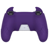 PlayVital Cute Demon Controller Silicone Case Compatible With PS5 Controller - Purple - DEPFP002