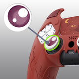 PlayVital Cute Demon Controller Silicone Case Compatible With PS5 Controller - Red - DEPFP005