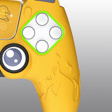 PlayVital Cute Demon Controller Silicone Case Compatible With PS5 Controller - Yellow - DEPFP006