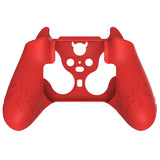 PlayVital Cute Demon Silicone Case Cover for Xbox Elite Wireless Controller Series 2, Kawaii Anti-Slip Shockproof Controller Skin Grip for Xbox Elite Series 2 Core with Thumb Grip Caps - Red - UQNE2P002