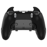 PlayVital Cute Demon Silicone Case for ps5 Edge Controller, Kawaii Controller Cover Skin Gamepad Protector for ps5 Edge Accessories with Touch Pad Sticker & Thumb Grip Caps - Black - MWKEGP001