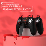 PlayVital Cute Demon Silicone Case for ps5 Edge Controller, Kawaii Controller Cover Skin Gamepad Protector for ps5 Edge Accessories with Touch Pad Sticker & Thumb Grip Caps - Black - MWKEGP001