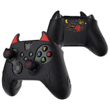 PlayVital Cute Demon Silicone Cover with Thumb Grip Caps for Xbox Series X/S Controller & Xbox Core Wireless Controller - Black - PUKX3P001