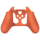 PlayVital Cute Demon Silicone Cover with Thumb Grip Caps for Xbox Series X/S Controller & Xbox Core Wireless Controller - Burnt Orange - PUKX3P004