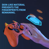 PlayVital Cute Demon Silicone Cover with Thumb Grip Caps for Xbox Series X/S Controller & Xbox Core Wireless Controller - Burnt Orange - PUKX3P004