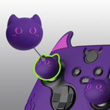 PlayVital Cute Demon Silicone Cover with Thumb Grip Caps for Xbox Series X/S Controller & Xbox Core Wireless Controller - Purple - PUKX3P003