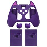 PlayVital Cute Demon Silicone Cover with Thumb Grip Caps for Xbox Series X/S Controller & Xbox Core Wireless Controller - Purple - PUKX3P003