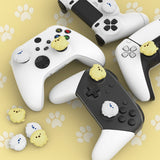 PlayVital Fluffy & Winky Pups Cute Thumb Grip Caps for PS5/4 Controller, Silicone Analog Stick Caps Cover for Xbox Series X/S, Thumbstick Caps for Switch Pro Controller - PJM2125