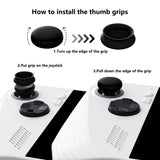 PlayVital Cute Thumb Grip Caps for ROG Ally, Silicone Joystick Caps Thumbsticks Grips for ROG Ally Console - Cutie Kitty - TAURGM002