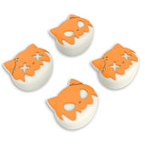 PlayVital Cute Universal Illuminated LED Thumbstick Grips for ps5 & ps4 & Xbox Series X/S & Xbox One & Switch Pro Controller - Tricky Kitty & Dorky Kitty - PJM6011