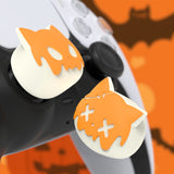 PlayVital Cute Universal Illuminated LED Thumbstick Grips for ps5 & ps4 & Xbox Series X/S & Xbox One & Switch Pro Controller - Tricky Kitty & Dorky Kitty - PJM6011