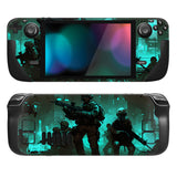 PlayVital Full Set Protective Skin Decal for Steam Deck LCD, Custom Stickers Vinyl Cover for Steam Deck OLED - Fearlessness - SDTM083