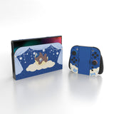 PlayVital for Nintendo Switch 2 Skin Full Set (2-Pack) - Good Night Bear Protective Vinyl Decal Stickers for Switch 2 Console, Joycons, Handle Grips & Dock | No Residue, Anti-Scratch - Midnight Blue - YUDNT026