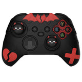 PlayVital Gothic Imp Series Cute Silicone Skin for Xbox Series X/S Controller, Anti-Slip Grip Silicone Cover, Protective Silicone Case for Xbox Core Controller with Thumb Grips - Black - ZEEX3P001