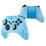 PlayVital Gothic Imp Series Cute Silicone Skin for Xbox Series X/S Controller, Anti-Slip Grip Silicone Cover, Protective Silicone Case for Xbox Core Controller with Thumb Grips - Aqua Blue - ZEEX3P003