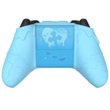 PlayVital Gothic Imp Series Cute Silicone Skin for Xbox Series X/S Controller, Anti-Slip Grip Silicone Cover, Protective Silicone Case for Xbox Core Controller with Thumb Grips - Aqua Blue - ZEEX3P003