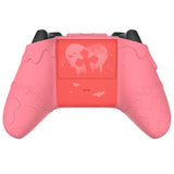 PlayVital Gothic Imp Series Cute Silicone Skin for Xbox Series X/S Controller, Anti-Slip Grip Silicone Cover, Protective Silicone Case for Xbox Core Controller with Thumb Grips - Peach Pink - ZEEX3P004