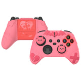 PlayVital Gothic Imp Series Cute Silicone Skin for Xbox Series X/S Controller, Anti-Slip Grip Silicone Cover, Protective Silicone Case for Xbox Core Controller with Thumb Grips - Peach Pink - ZEEX3P004