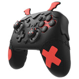PlayVital Gothic Imp Series Silicone Cover for Nintendo Switch 2 Pro Controller, Cute Protective Skin Case for Switch 2 Pro Controller with Back Button Caps & Thumb Grip & Sticker - Black - GTVPTP001
